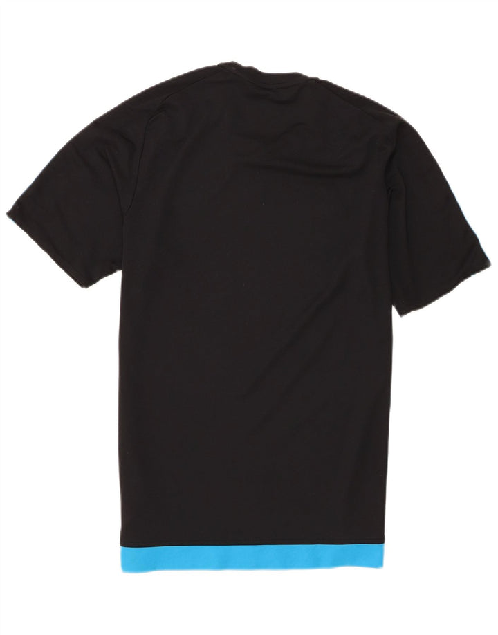 Adidas Herren Climalite T-Shirt Top Medium Schwarz Colourblock Polyester