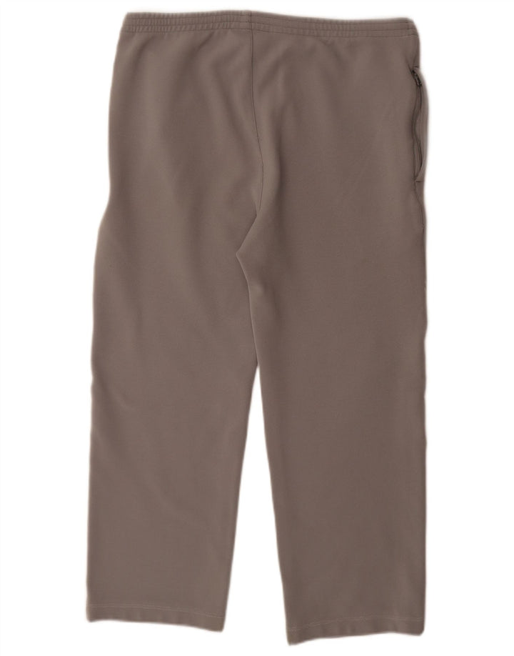 Kappa Damen Capri-Trainingshose UK 14 Mittelgraues Polyester