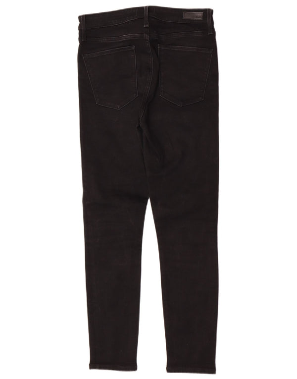 Abercrombie & Fitch Damen High Rise Skinny Jeans US 4 Small W27 L26 Schwarz