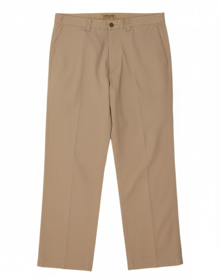 DOCKERS Mens Straight Chino Trousers W38 L31 Beige