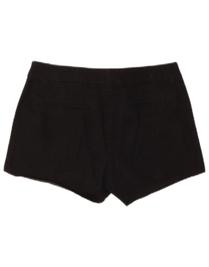 J. Crew Damen Chinoshorts US 4 Small W27 Schwarze Baumwolle