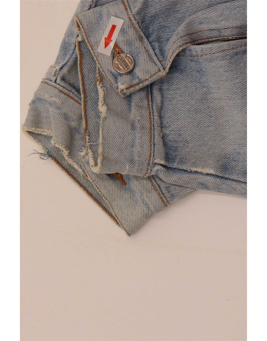 Vintage Herren Jeansjacke UK 40 Groß Blau