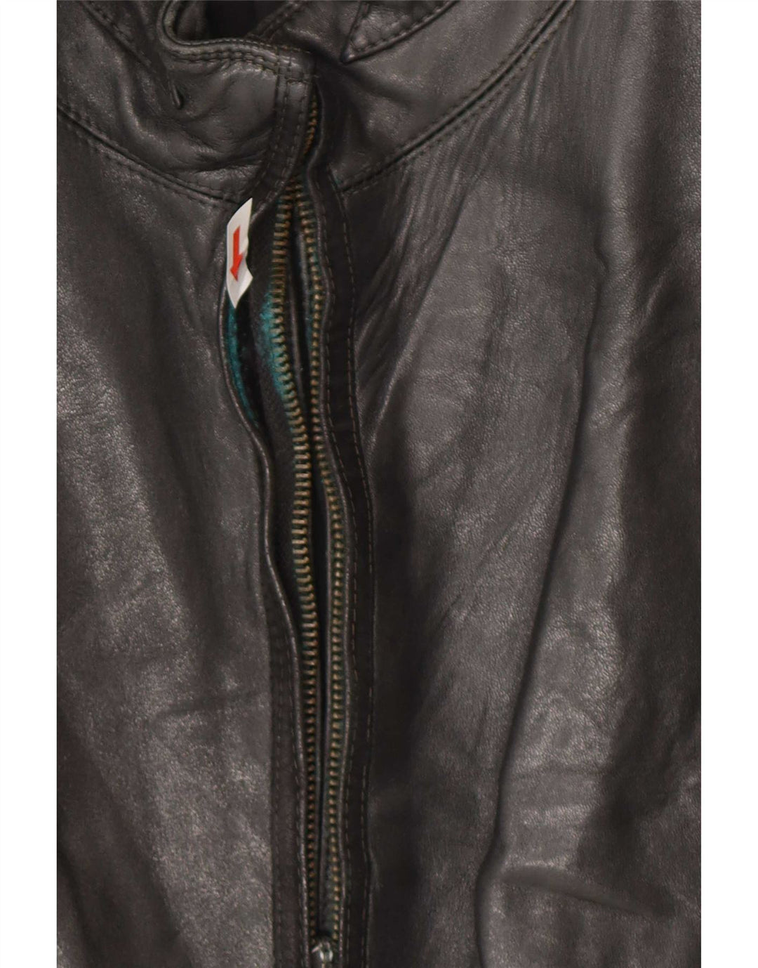 Gianni Versace Damen Lederjacke UK 18 XL Schwarzes Leder