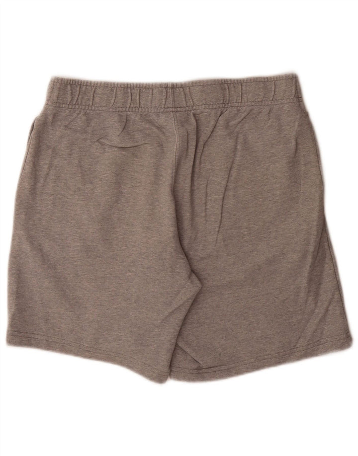 Champion Herren-Sportshorts mit Grafik, groß, grau gesprenkelte Baumwolle