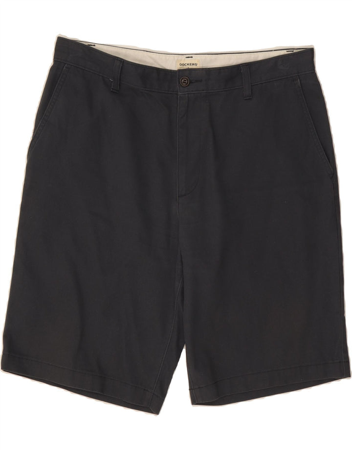 DOCKERS Mens Cargo Shorts W34 Large Navy Blue Cotton Vintage Dockers and Second-Hand Dockers from Messina Hembry 