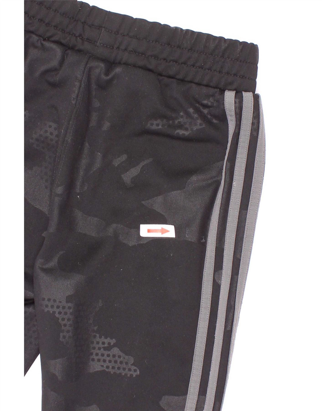 Adidas Jungen-Trainingshose, Jogginghose, 2–3 Jahre, schwarzes Camouflage-Polyester