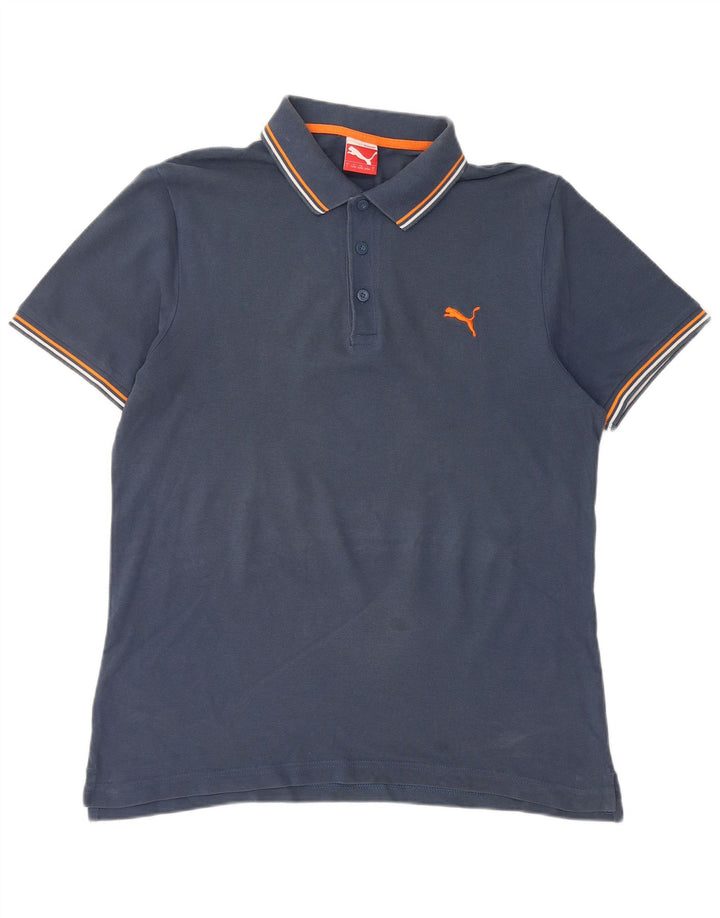 PUMA Mens Polo Shirt Large Navy Blue