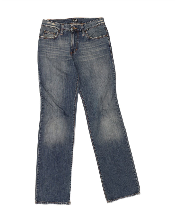 DOLCE & GABBANA Womens Straight Jeans W30 L36 Blue Cotton Vintage Dolce & Gabbana and Second-Hand Dolce & Gabbana from Messina Hembry 