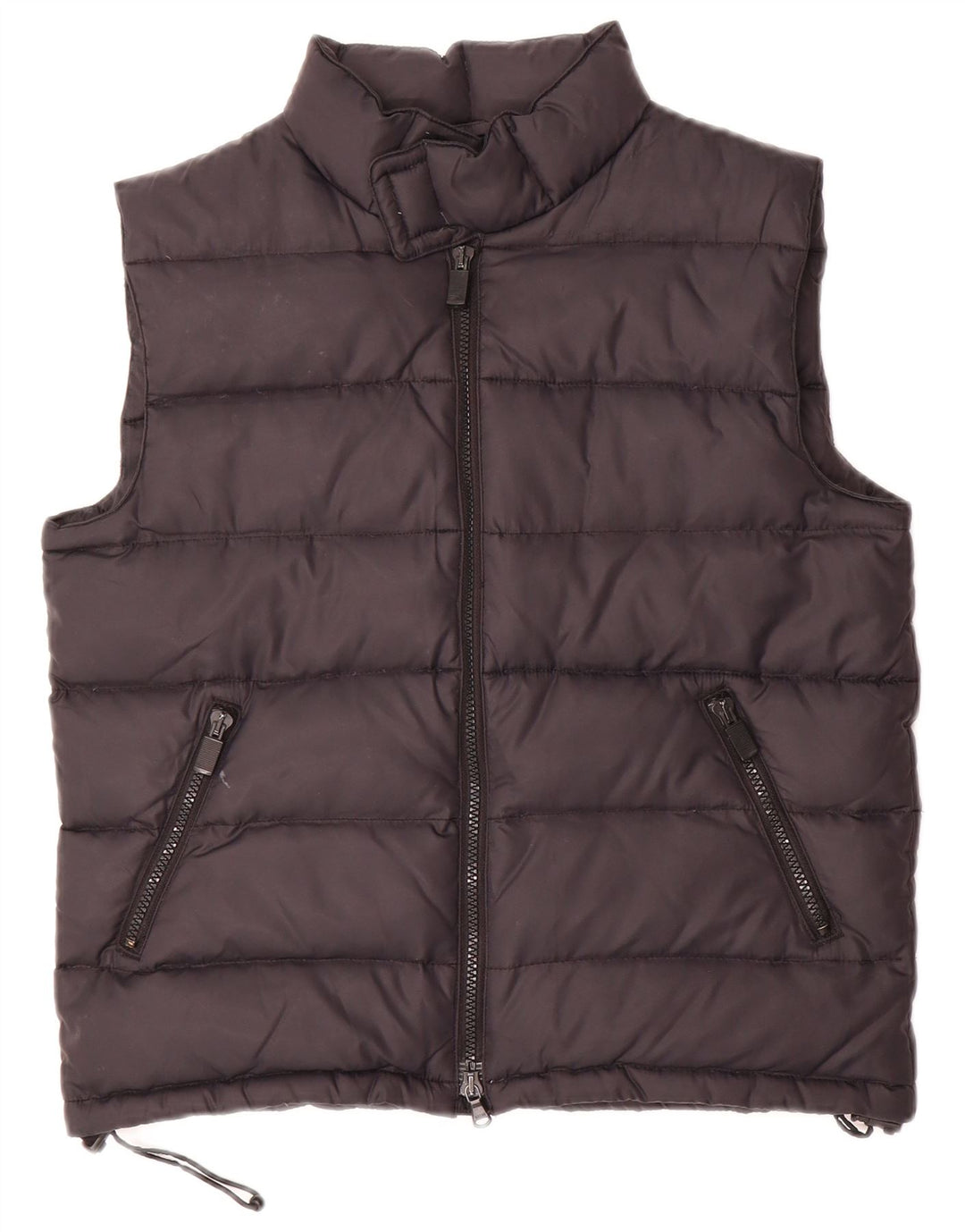 Aspesi Damen Wattierte Weste UK 6 XS Schwarz Polyamid