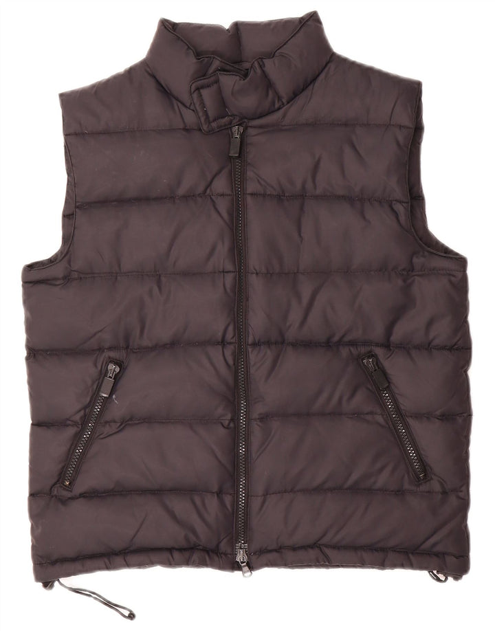 Aspesi Damen Wattierte Weste UK 6 XS Schwarz Polyamid