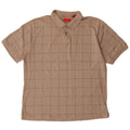 Izod Herren-Poloshirt, groß, beige, geometrische Baumwolle