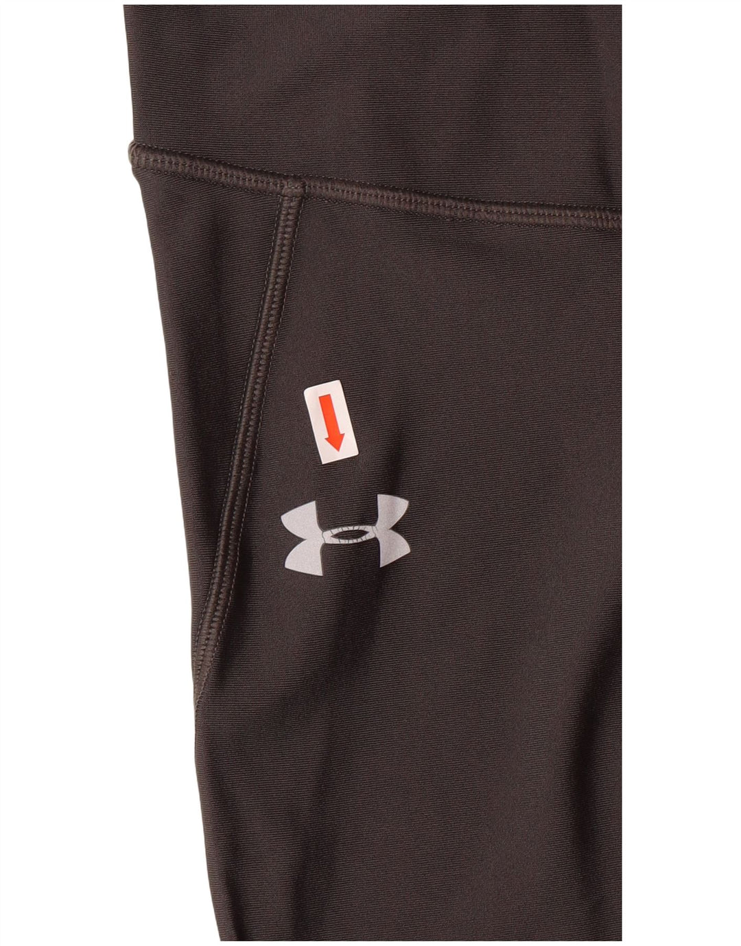 UNDER ARMOUR Damen Heat Gear Leggings UK 8 Small Grau Farbblock