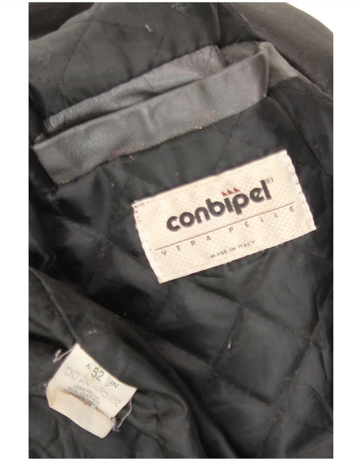 Conbipel Herren Lederjacke IT 52 Großes graues Leder