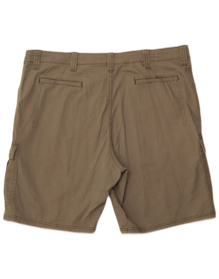 WRANGLER Herren Cargoshorts W40 XL Khaki Baumwolle