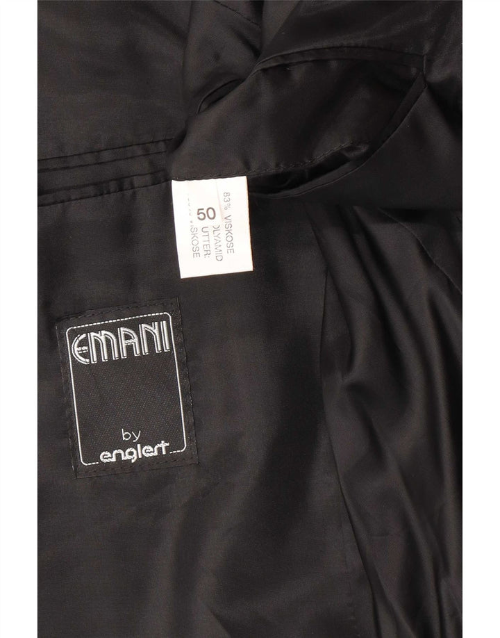 Emani Damen Zweireiher-Blazerjacke IT 50 XL Burgunderrote Viskose