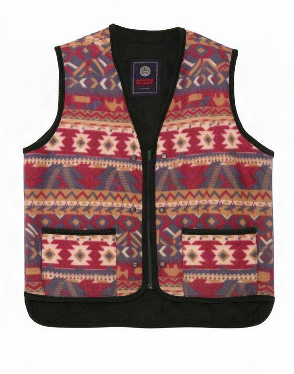 Master Herren Fleeceweste UK 42 XL Mehrfarbig Fair Isle