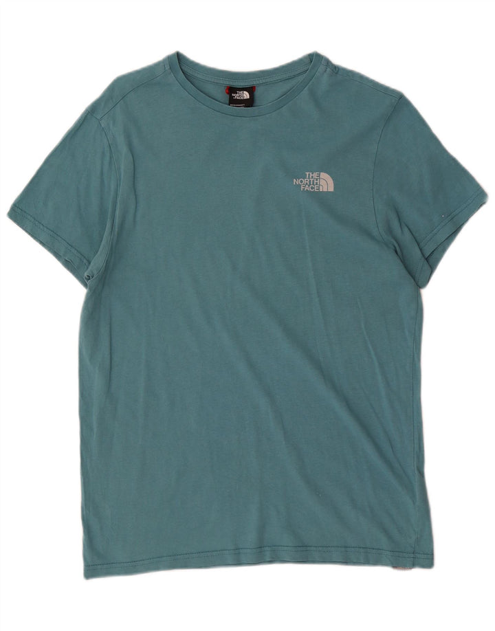 The North Face Herren T-Shirt Top Small Blau Baumwolle