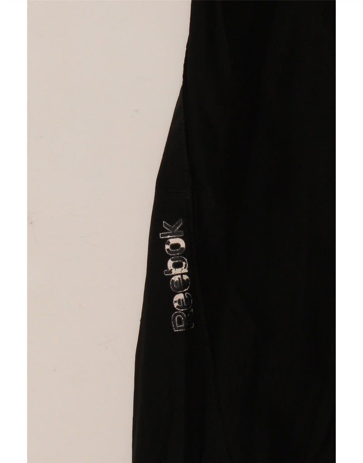 Reebok Herren-Trainingshose, Jogginghose, Größe S, Schwarz, Farbblock-Polyester
