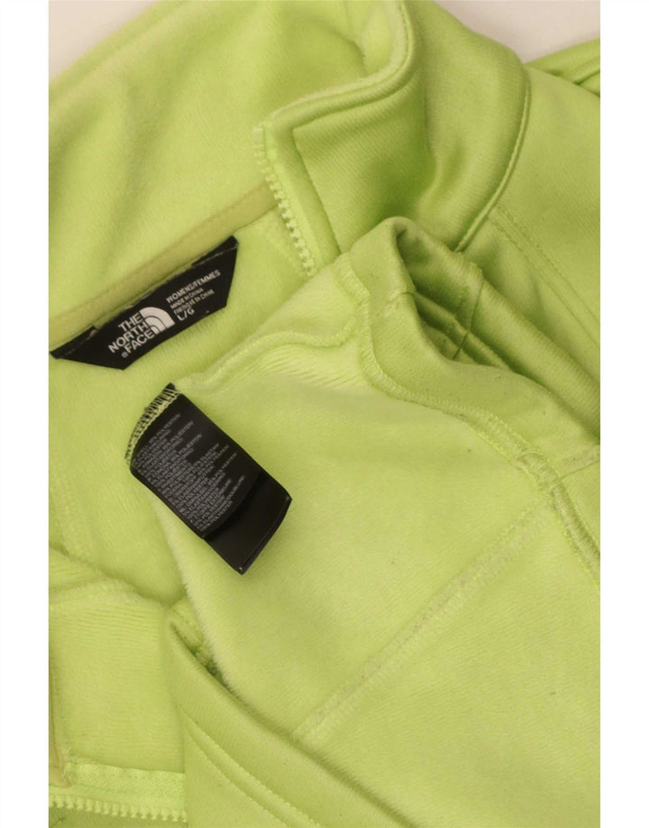 The North Face Damen-Trainingsanzug-Oberteiljacke UK 14 Large Grün Polyester