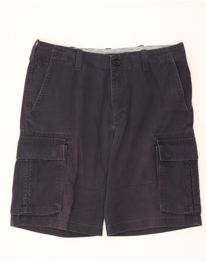 Tommy Hilfiger Herren Cargo-Shorts W32 Große marineblaue Baumwolle