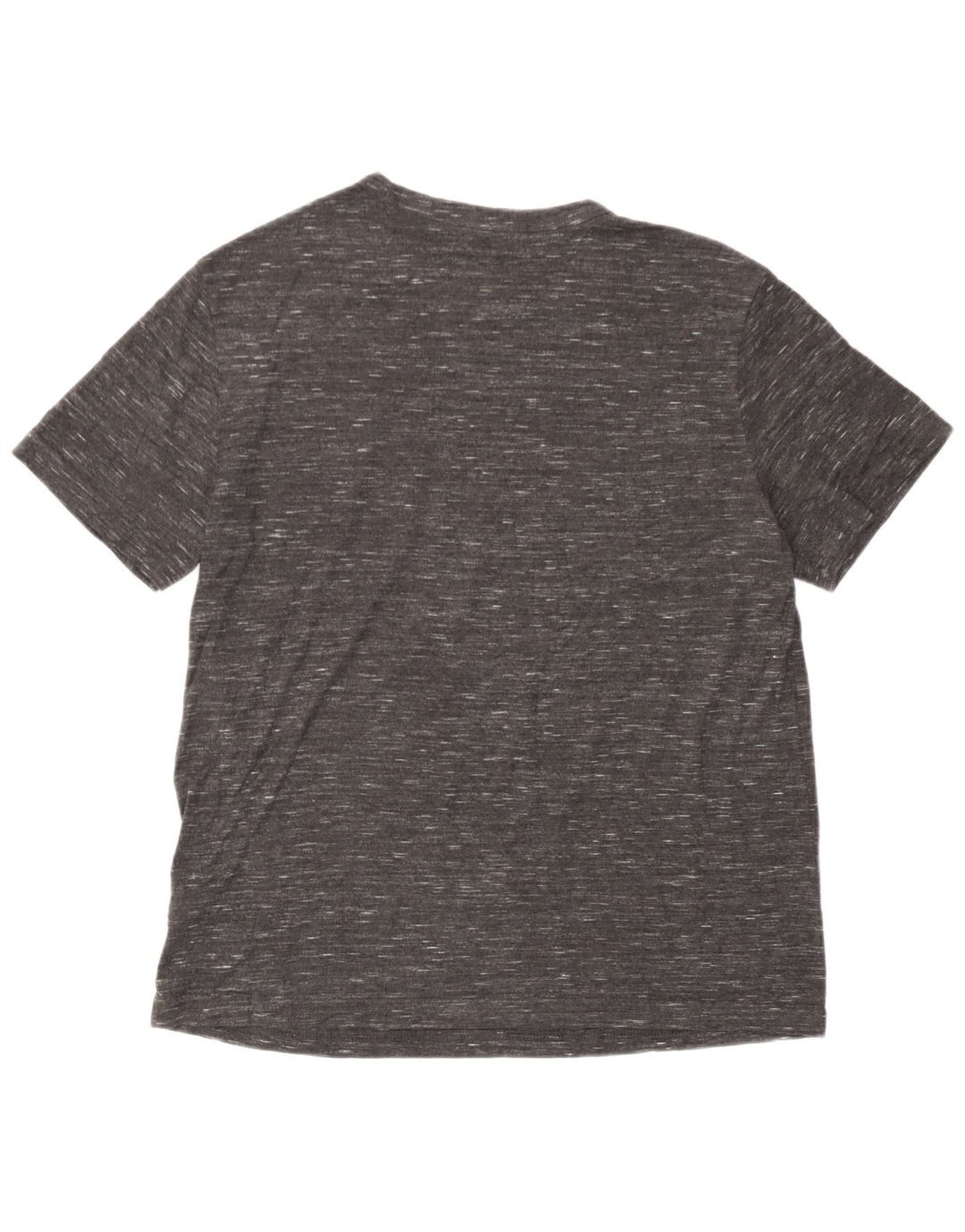 Lee Herren T-Shirt-Oberteil aus mittelgrau gesprenkelter Baumwolle
