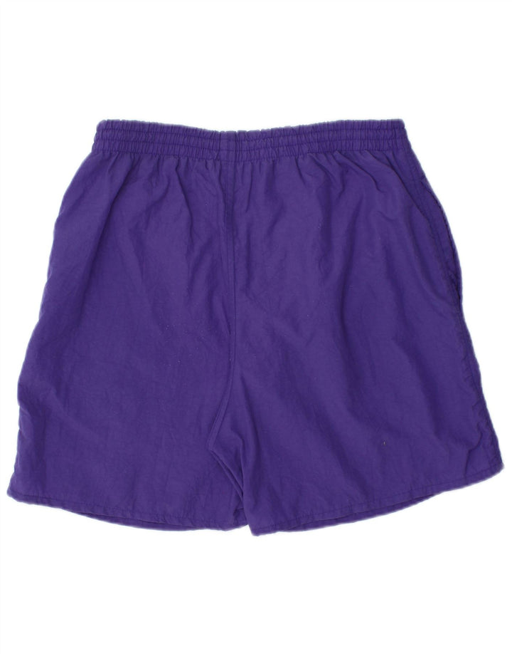 Crown Herren-Badeshorts, groß, violett, Polyamid