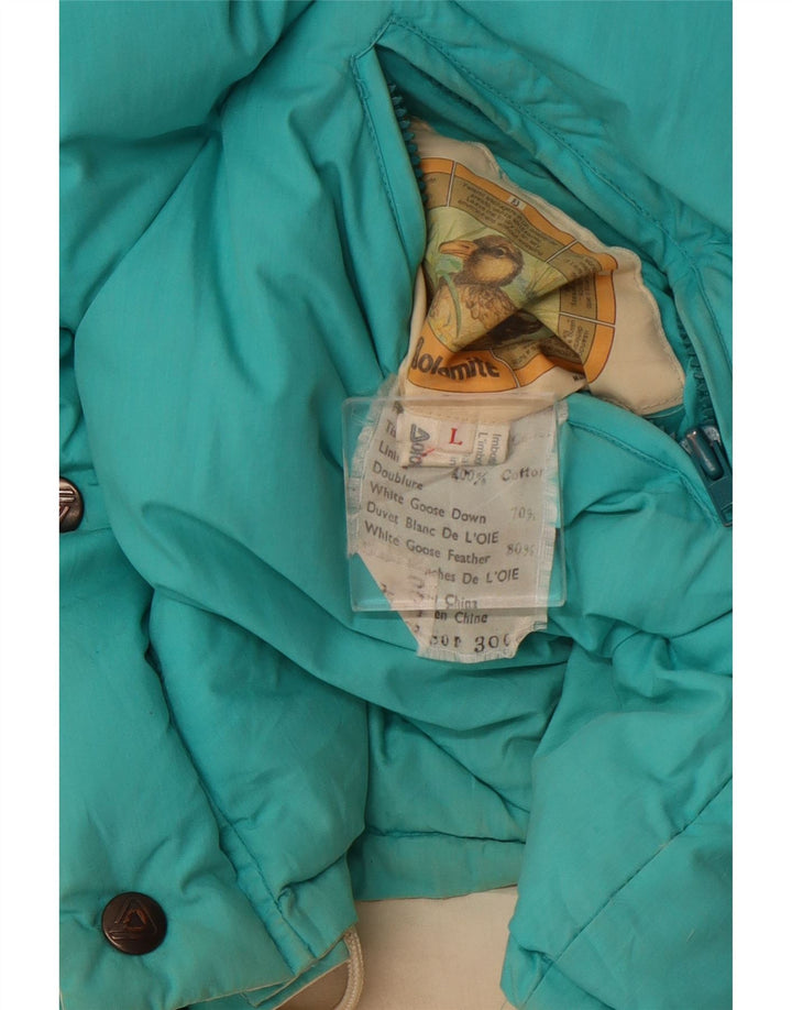 DOLOMITE Wende-Steppweste für Herren, UK 40, Größe L, Blau, Baumwolle