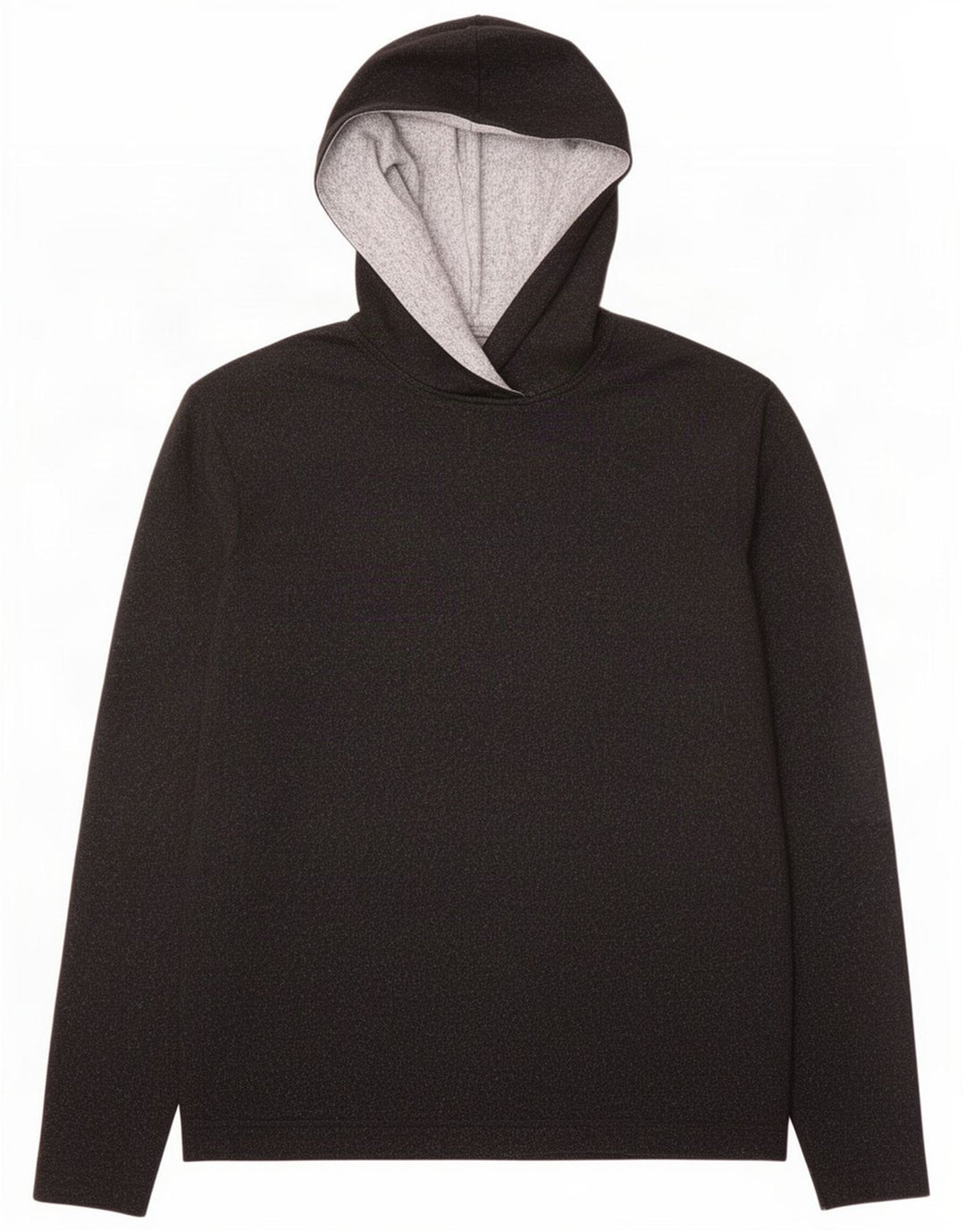 Marks & Spencer Herren-Kapuzenoberteil, langärmelig, mittelschwarz, Polyester