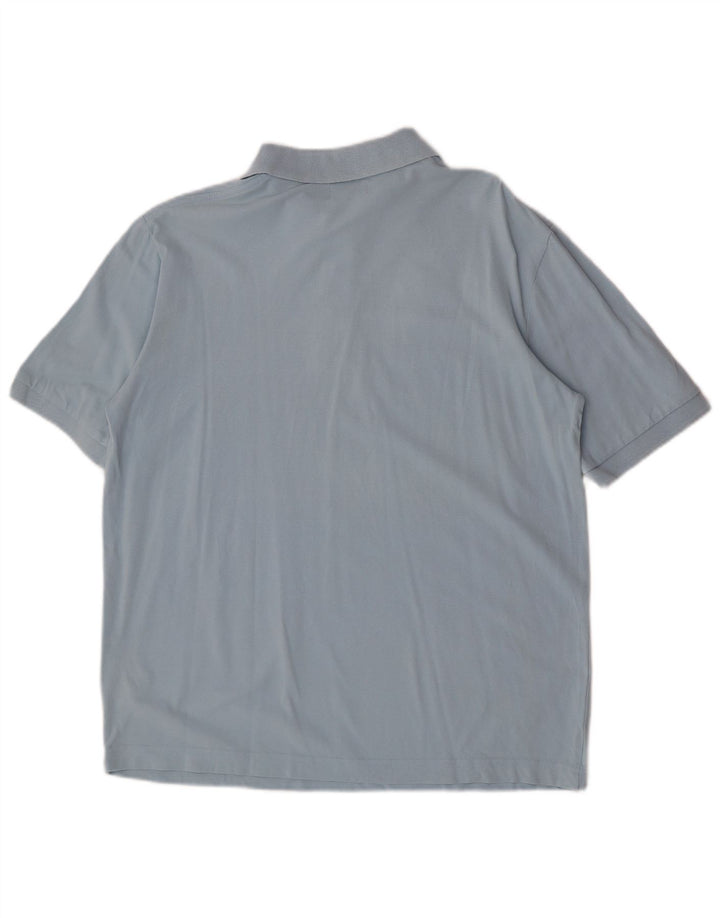 Kappa Herren-Poloshirt, große blaue Baumwolle