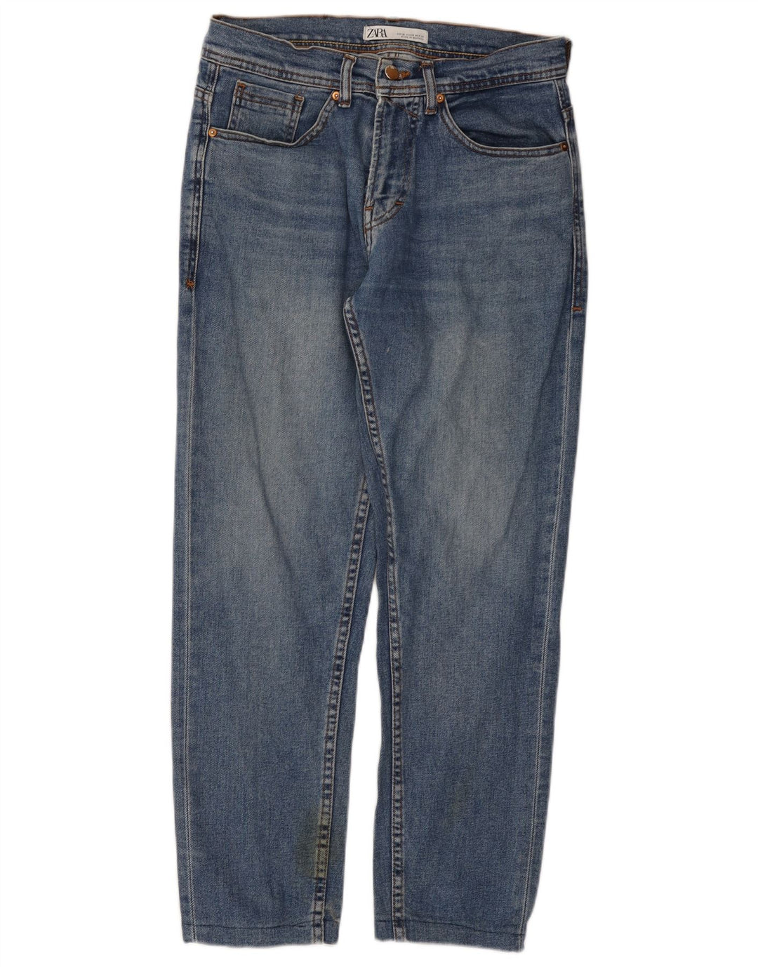 Zara Herren Slim Jeans EU 38 Small W30 L28 Blau