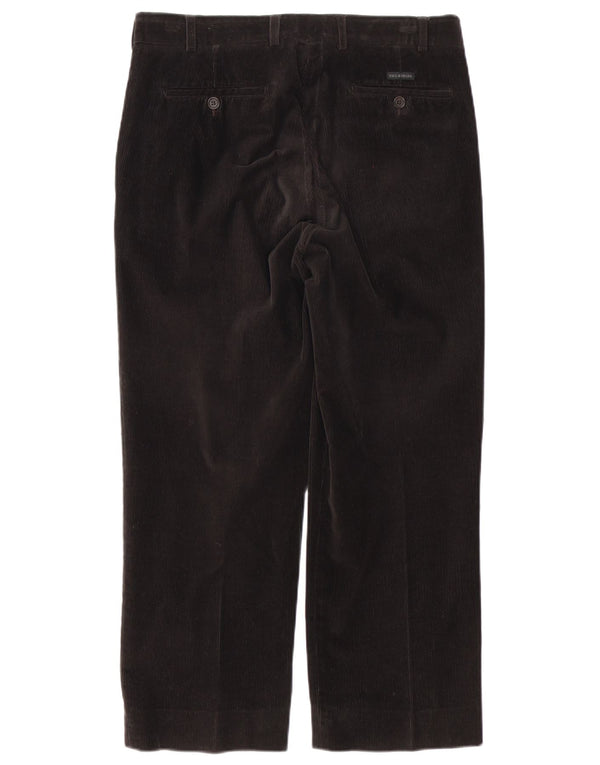 Paul & Shark Herren Stretch-Cordhose IT 50 Large W34 L27 Schwarz