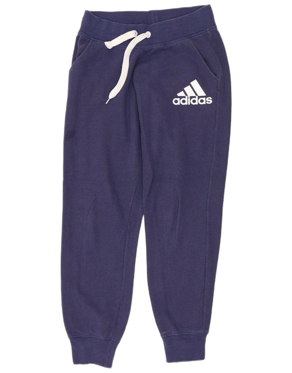 Adidas Damen Graphic Trainingshose Jogger UK 8/10 Small Marineblau