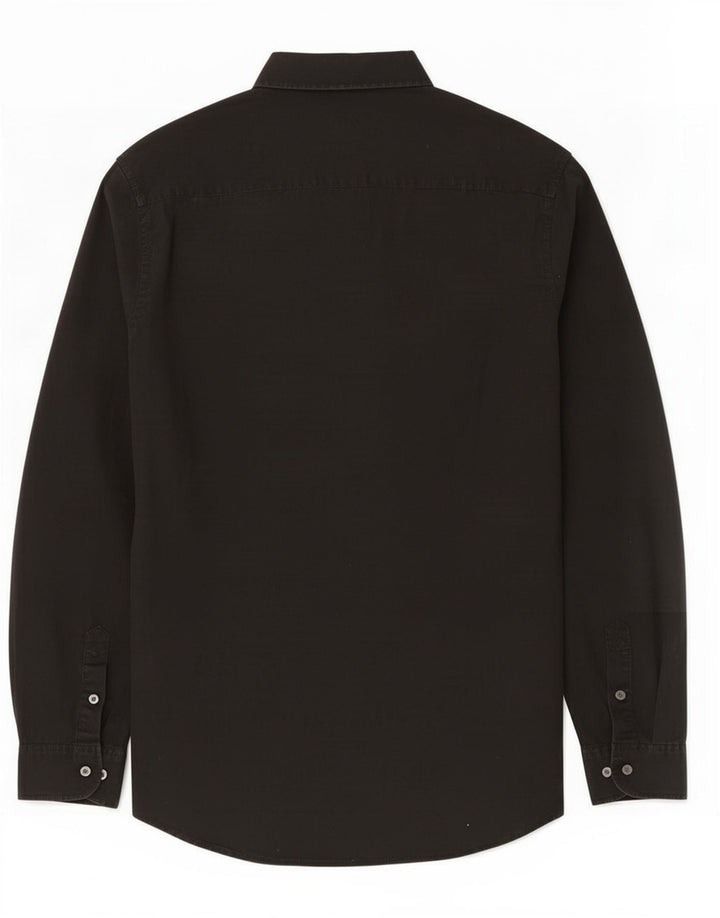 Calvin Klein Jeans Herrenhemd Große schwarze Baumwolle