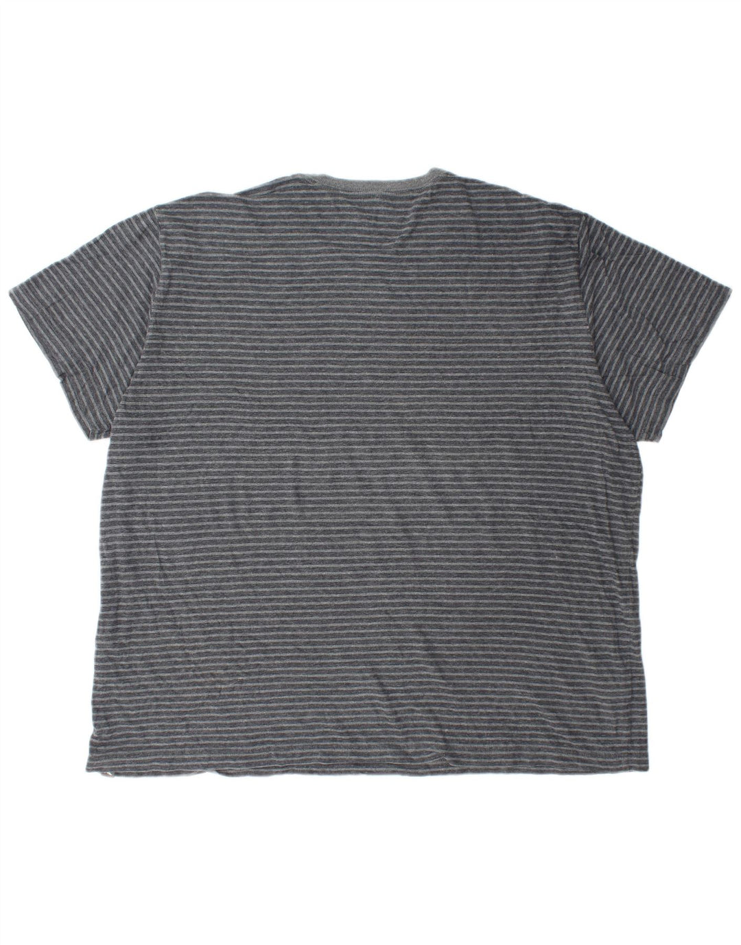 EDDIE BAUER Herren T-Shirt Top 2XL Grau gestreift Baumwolle