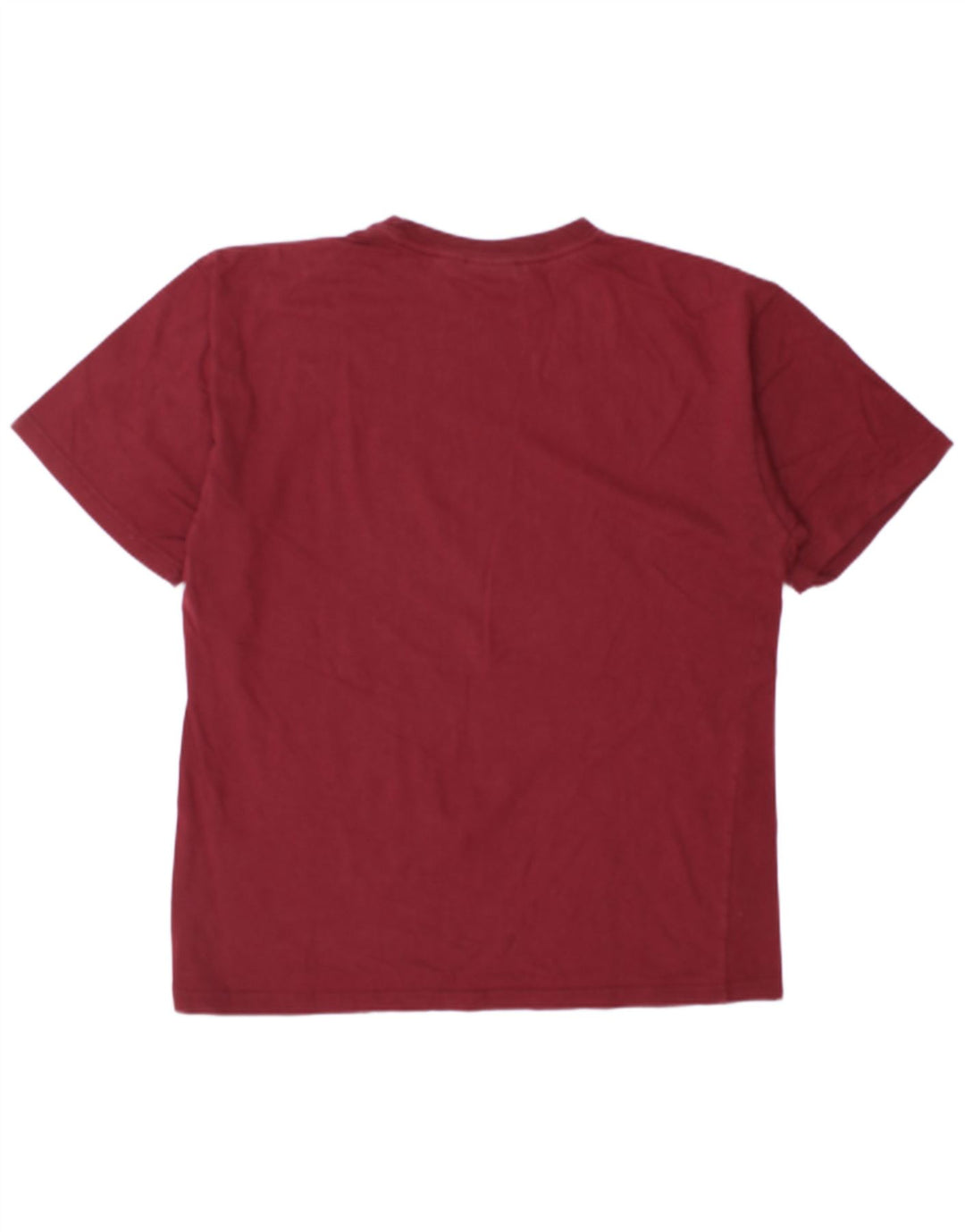 Reebok Herren T-Shirt Top Large Burgund Baumwolle
