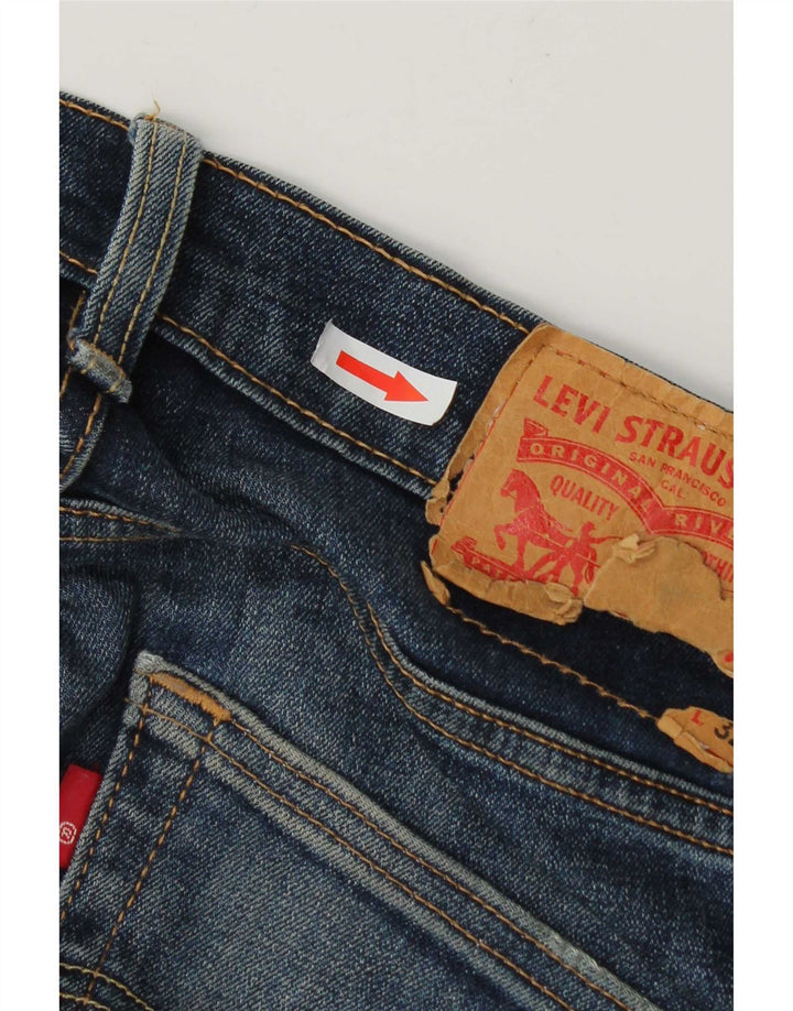 Levi's Herren Slim Jeans W28 L28 Blaue Baumwolle