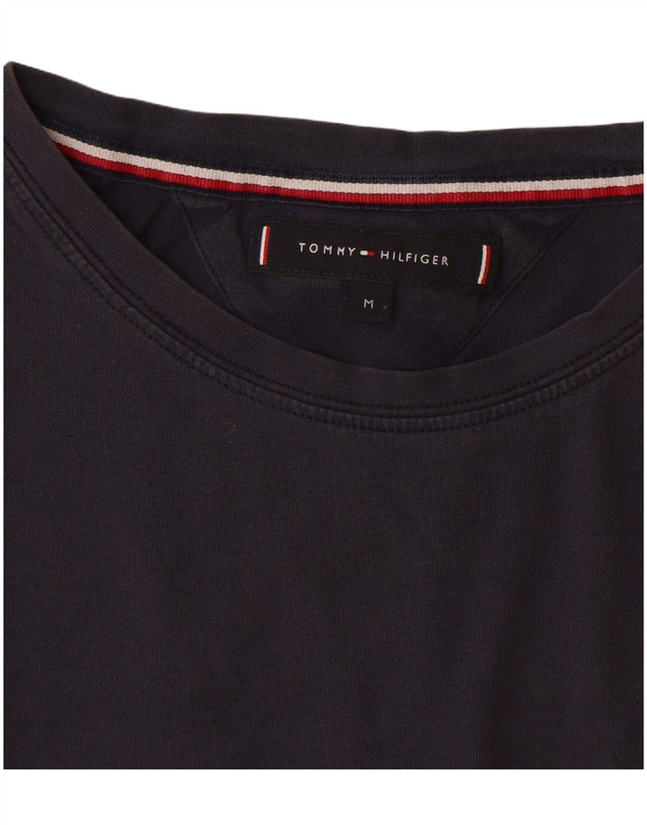 TOMMY HILFIGER Herren T-Shirt Top Medium Marineblau Baumwolle