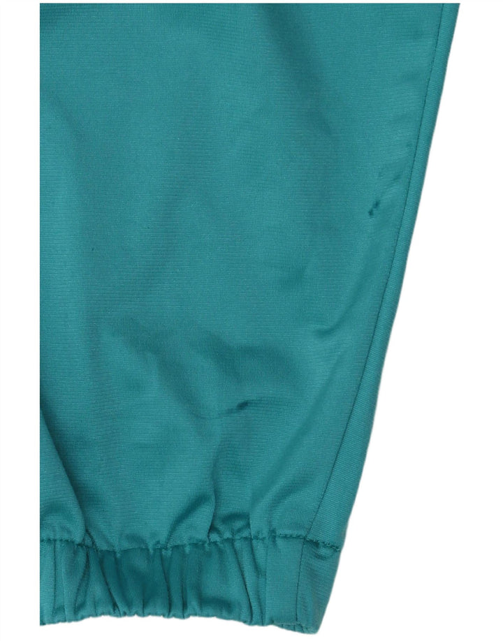 Diadora Damen-Trainingsanzug-Top-Jacke, UK 12, Mitteltürkis, Farbblock