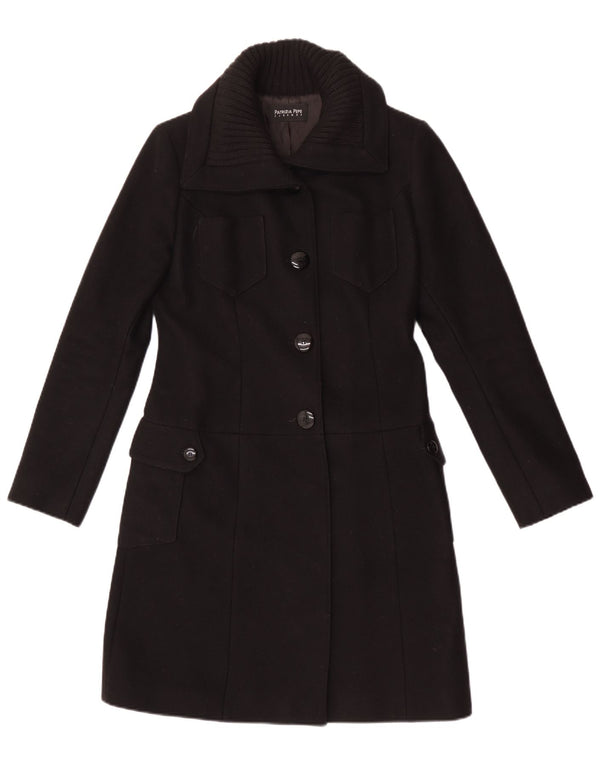 Patrizia Pepe Damen Mantel UK 8 Small Schwarz