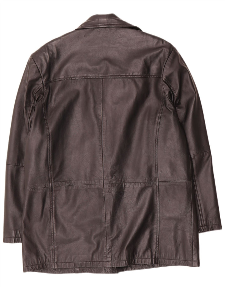 Vintage Herren Lederjacke UK 40 Large Schwarz