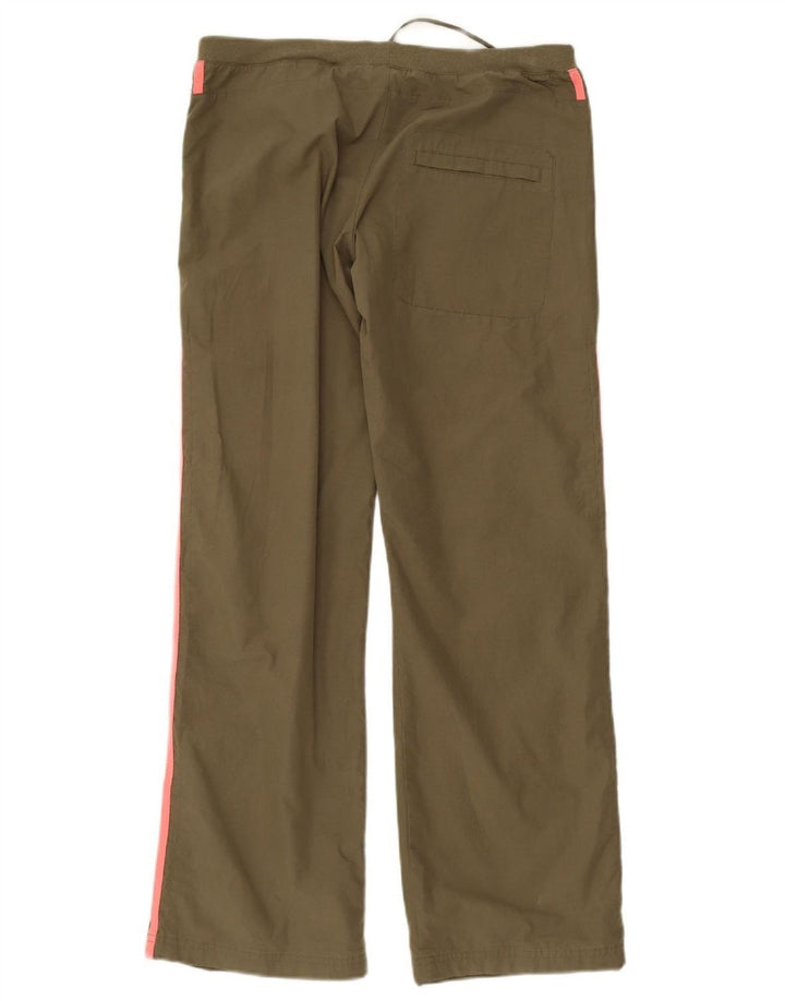 ADIDAS Girls Tracksuit Trousers 13-14 Years  Khaki Polyester