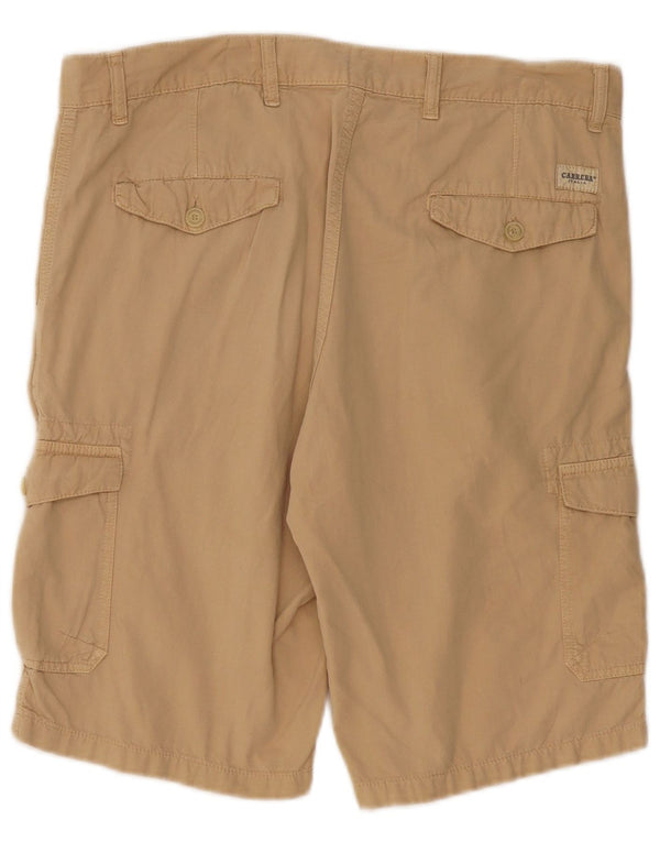 Carrera Herren 618 Regular Cargo Shorts IT 50 Large W34 L12 Beige Baumwolle