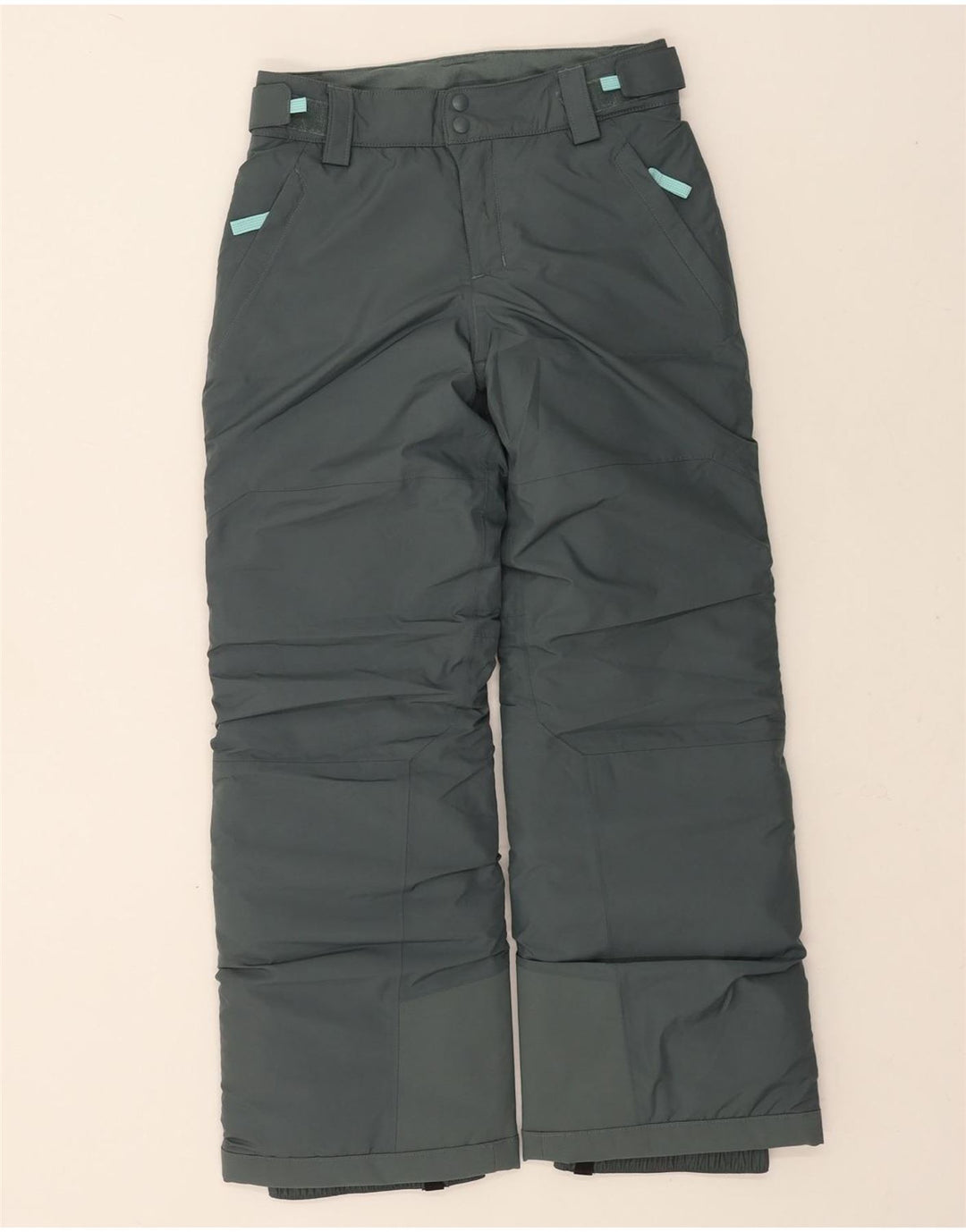 Patagonia Skihose für Mädchen, 9–10 Jahre, mittleres Khaki, Polyester