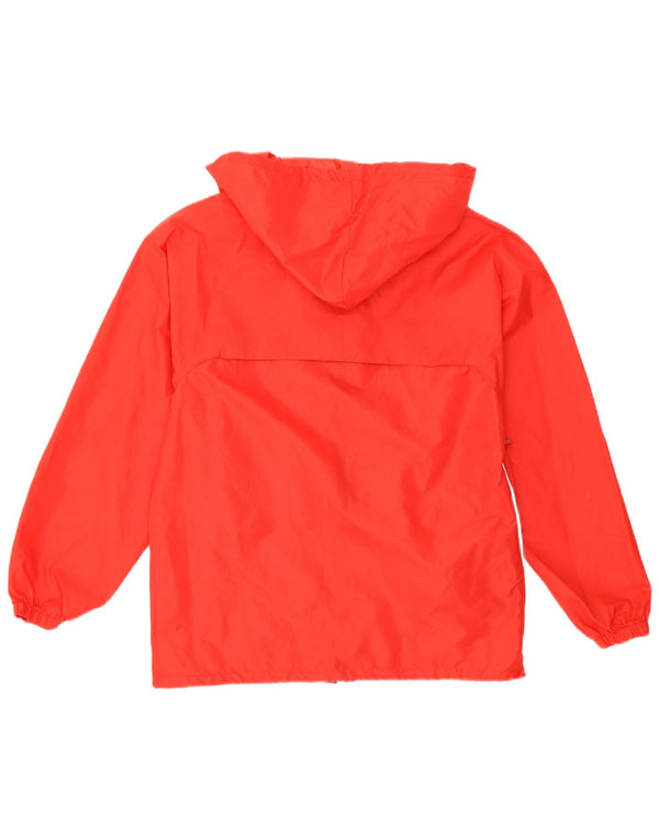 K-Way Damen-Regenjacke mit Kapuze, UK 14, mittelrot