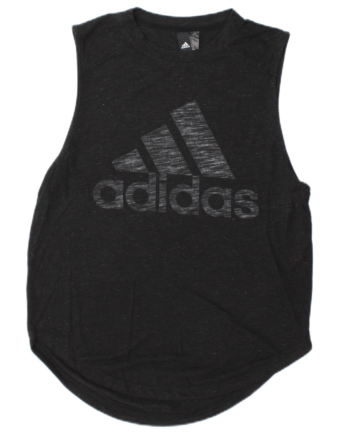 Adidas Herren Graphic Vest Top Small Schwarz gefleckter Rayon
