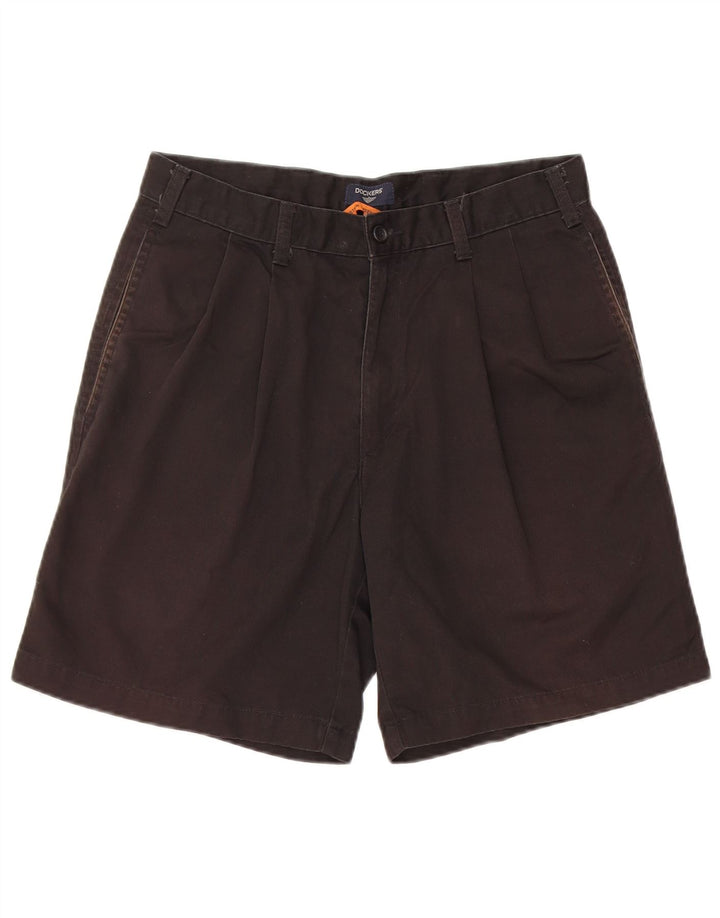 DOCKERS Herren Stain Defender Pegged Chino Shorts W30 Mittelschwarze Baumwolle