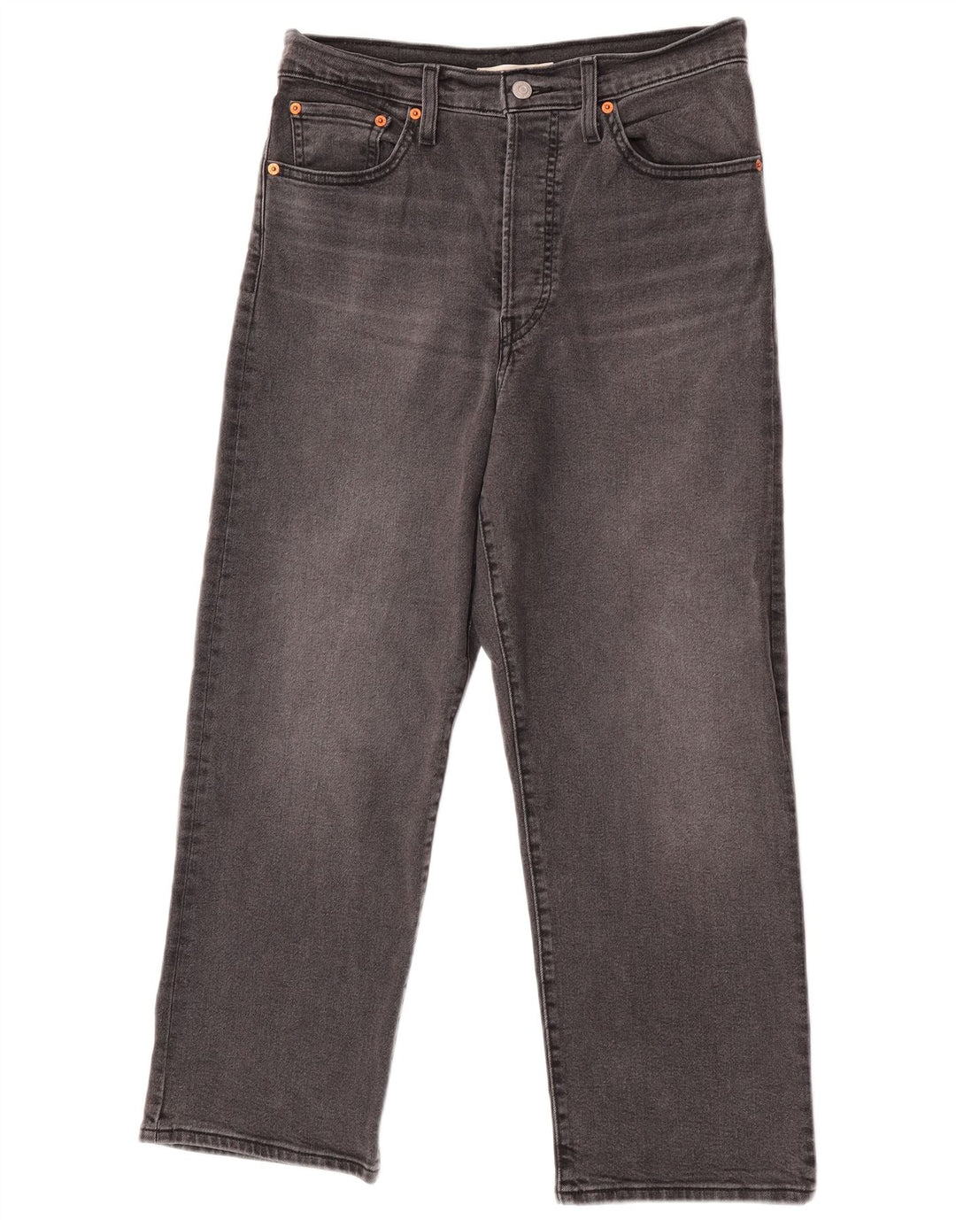 Levi's Herren Straight Jeans W30 L27 Graue Baumwolle