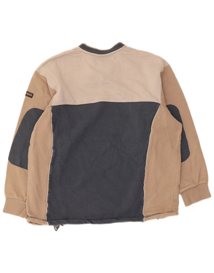 Napapijri Herren-Sweatshirt mit Grafik, XS, mehrfarbig, Farbblock