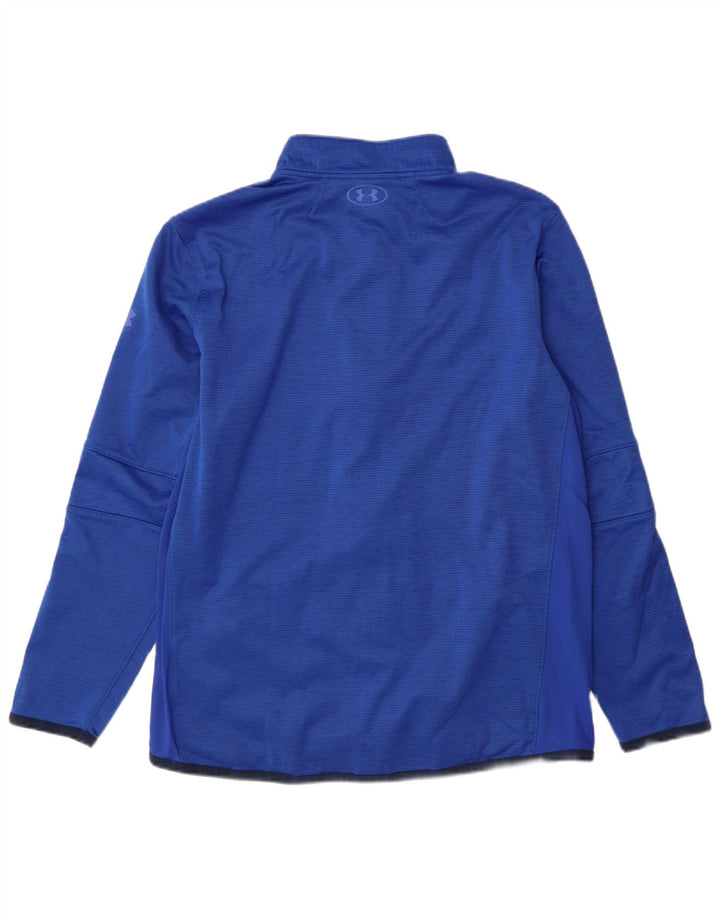 UNDER ARMOUR Herren Cold Gear Trainingsanzug Top Jacke UK 42 XL Blau Polyester
