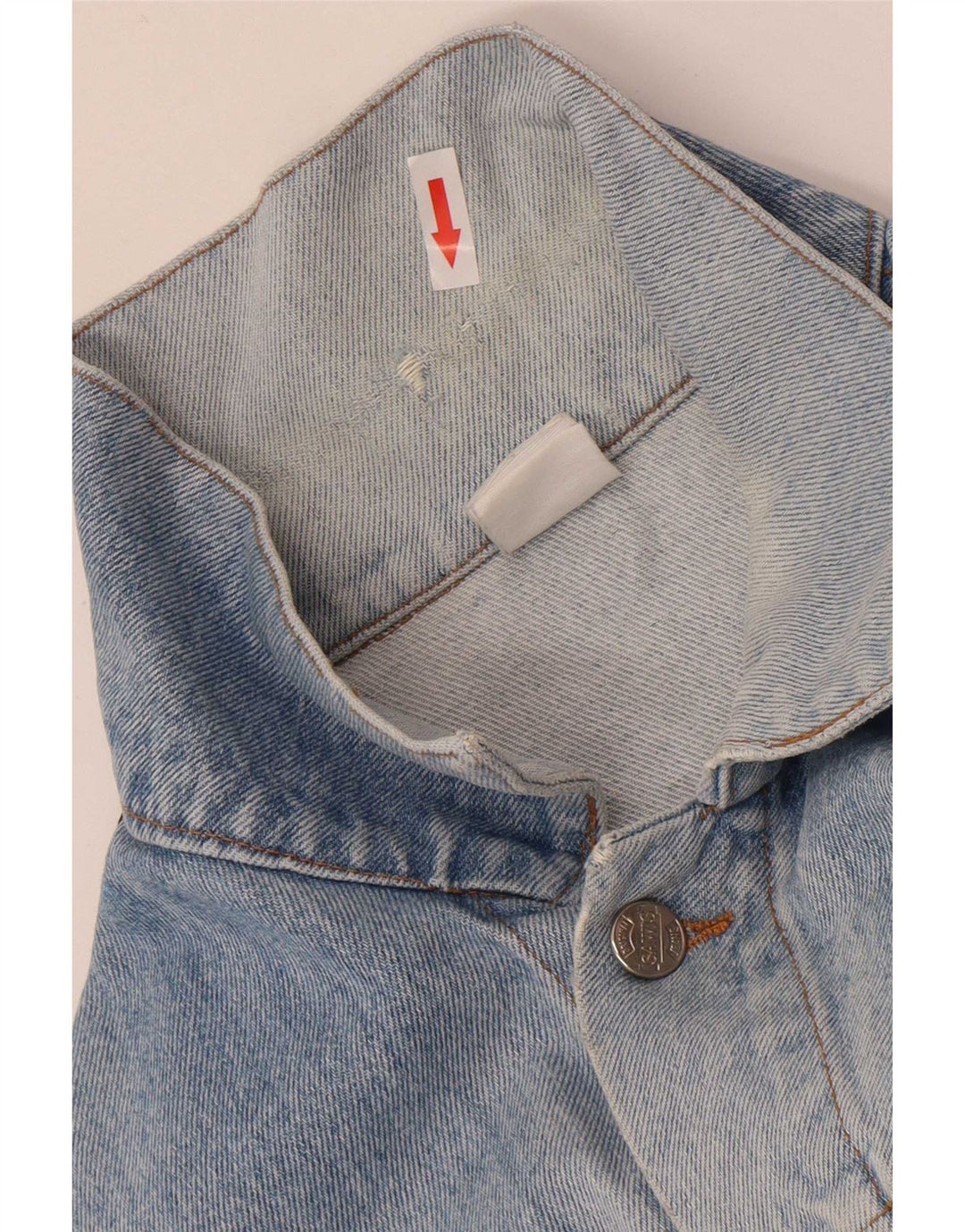 Vintage Herren Jeansjacke UK 40 Groß Blau